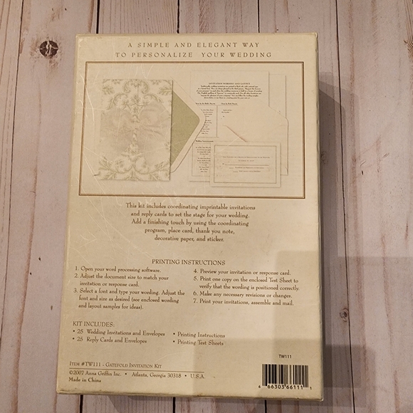 Printable Wedding Invitations - Picture 2 of 4